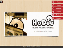 Tablet Screenshot of hodeepro.com